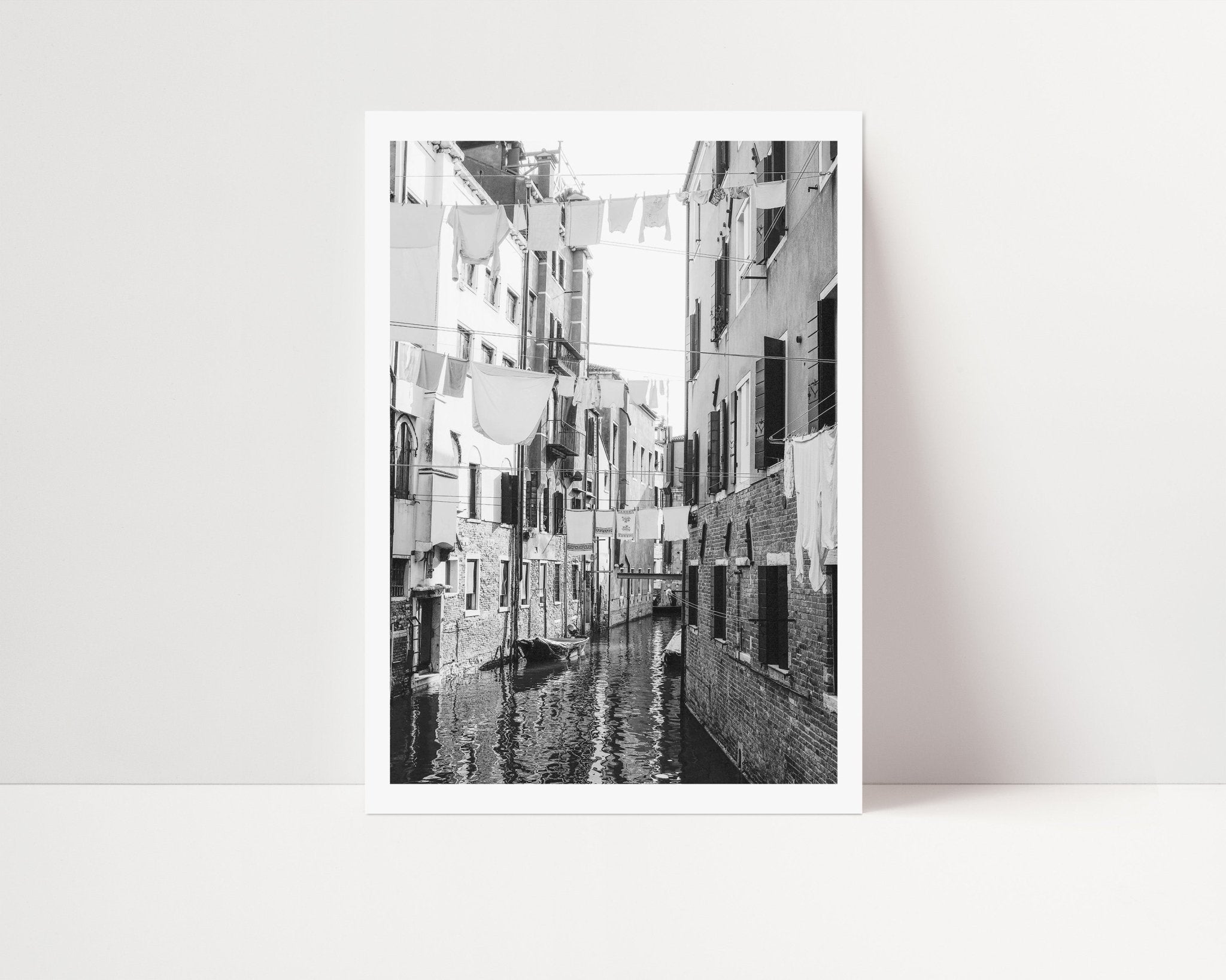 Laundry In Venice Poster - D'Luxe Prints