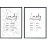 Laundry Schedule - D'Luxe Prints
