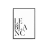 Le Blanc - D'Luxe Prints