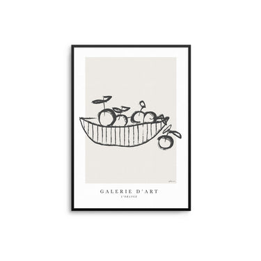 Le Orange Fruit Bowl - D'Luxe Prints