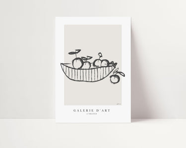 Le Orange Fruit Bowl - D'Luxe Prints