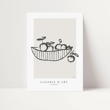 Le Orange Fruit Bowl - D'Luxe Prints
