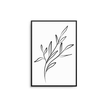 Leaf Lines II - D'Luxe Prints