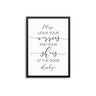 Leave Your Worries & Shoes At The Door - D'Luxe Prints