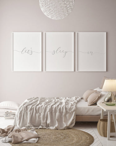 Let's sleep In Trio Set - D'Luxe Prints