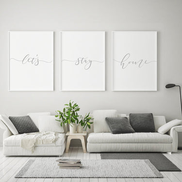 Let's Stay Home Trio Set - D'Luxe Prints