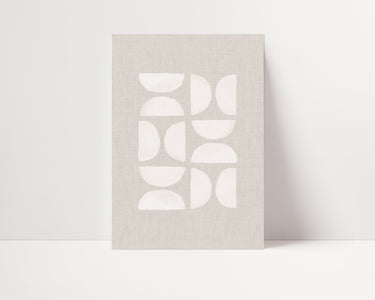Linen Geo II - D'Luxe Prints