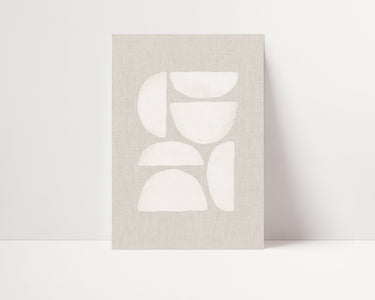 Linen Geo III - D'Luxe Prints