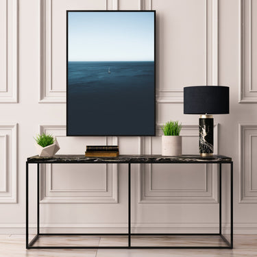 Lonely Boat At Sea - D'Luxe Prints