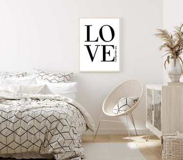 Love Conquers All Poster - D'Luxe Prints