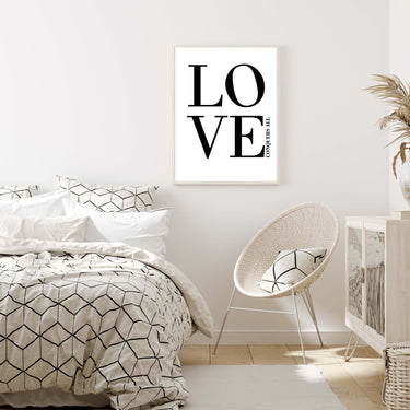 Love Conquers All Poster - D'Luxe Prints