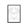 Love Heart Hand Sign - D'Luxe Prints