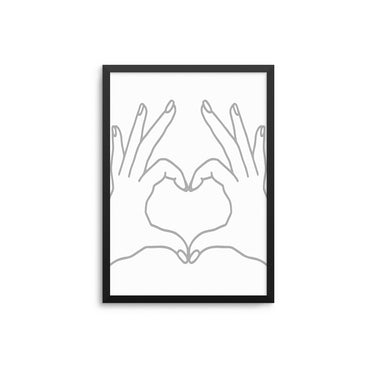 Love Heart Hand Sign - D'Luxe Prints