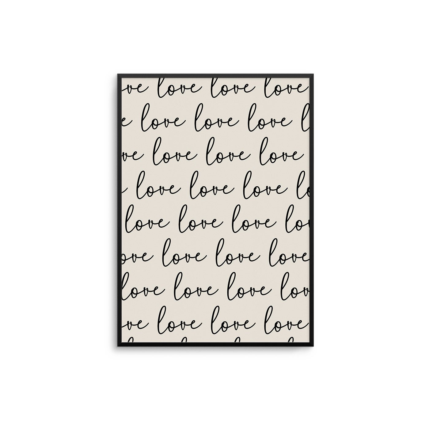 Love Love Love Poster - D'Luxe Prints