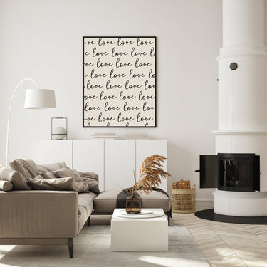 Love Love Love Poster - D'Luxe Prints