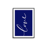 Love - Navy - D'Luxe Prints