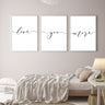 Love You More Trio Set - D'Luxe Prints