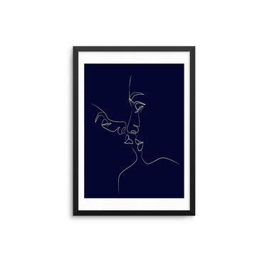 Lovers - Navy - D'Luxe Prints