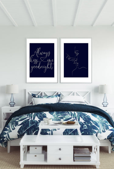 Lovers - Navy - D'Luxe Prints