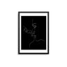 Lovers Outline Black - D'Luxe Prints