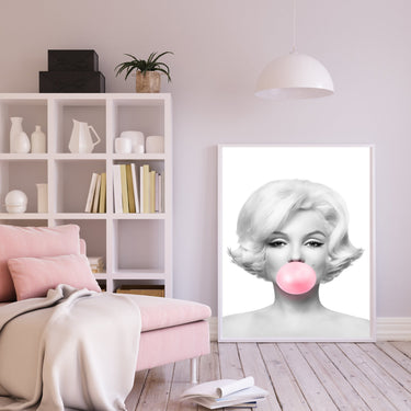Marilyn Monroe Bubblegum - D'Luxe Prints
