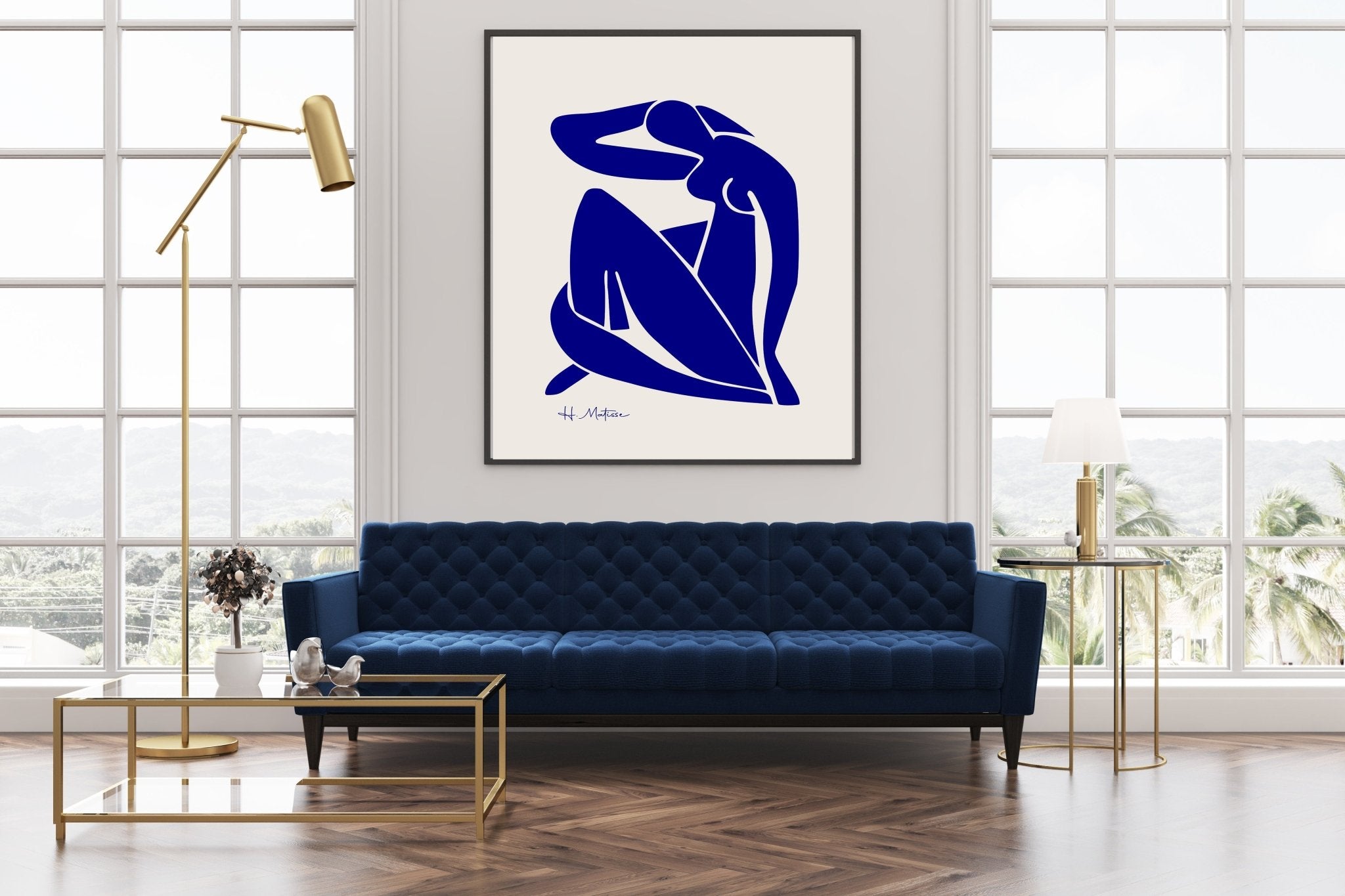 Matisse Blue Pose - D'Luxe Prints