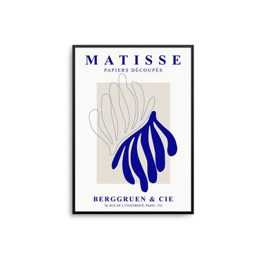 Matisse Curves - Blue - D'Luxe Prints