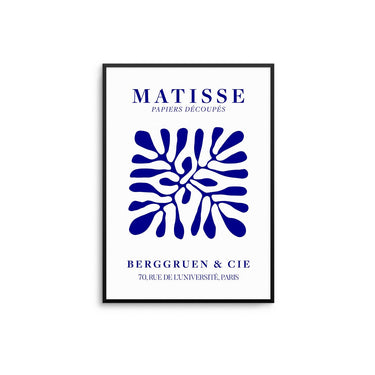 Matisse Cut Outs - Blue - D'Luxe Prints