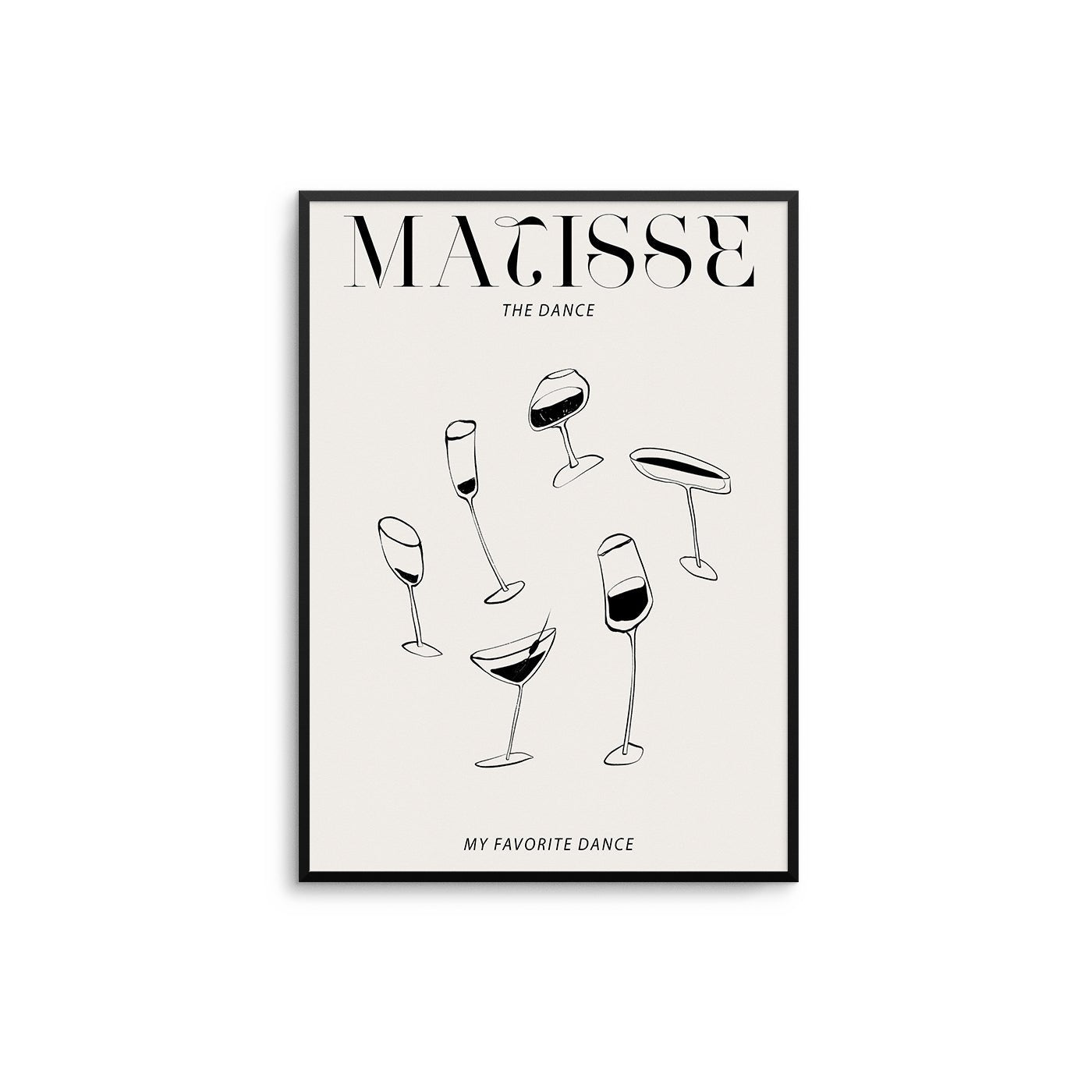 Matisse Glasses Dance Poster - D'Luxe Prints