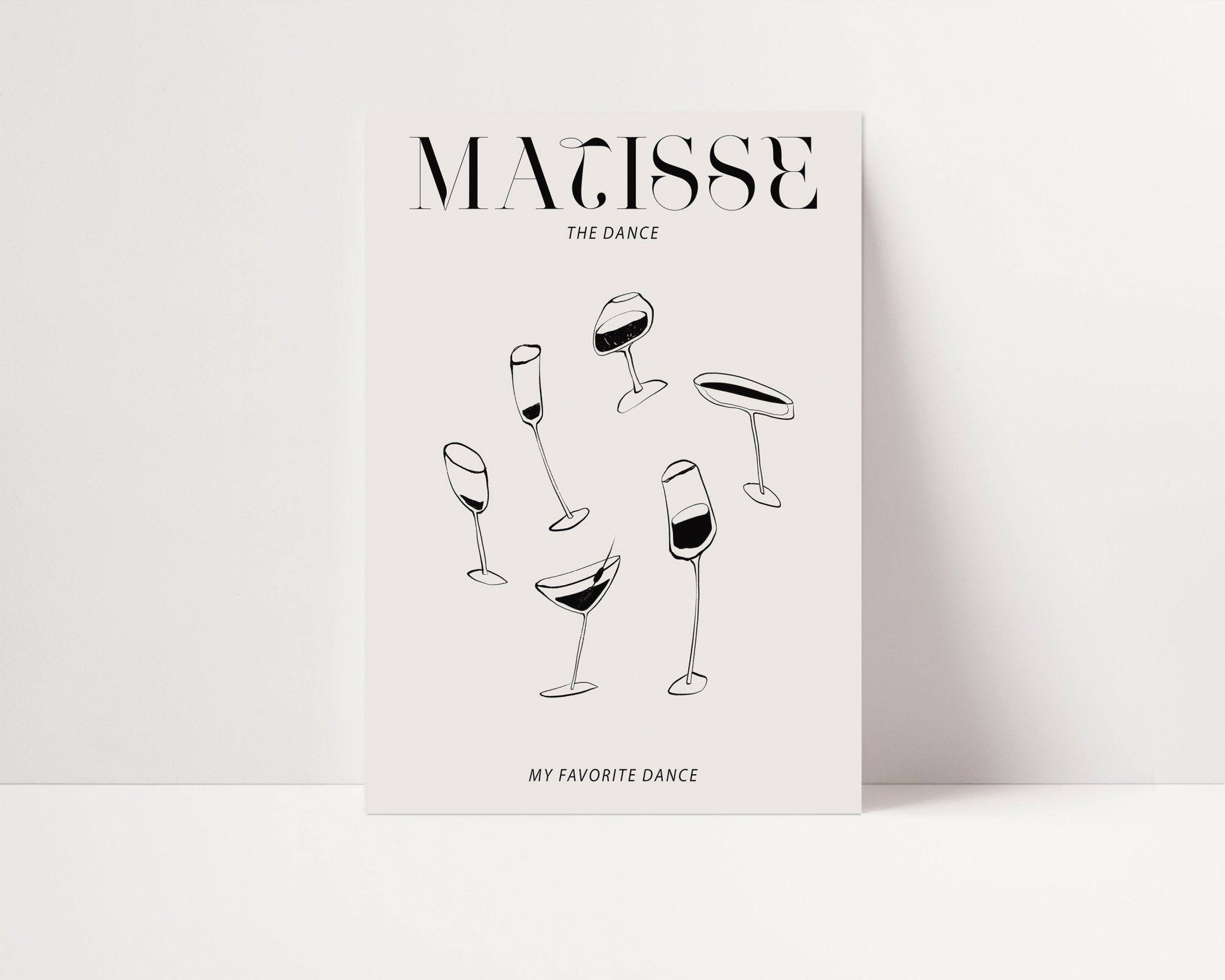 Matisse Glasses Dance Poster - D'Luxe Prints