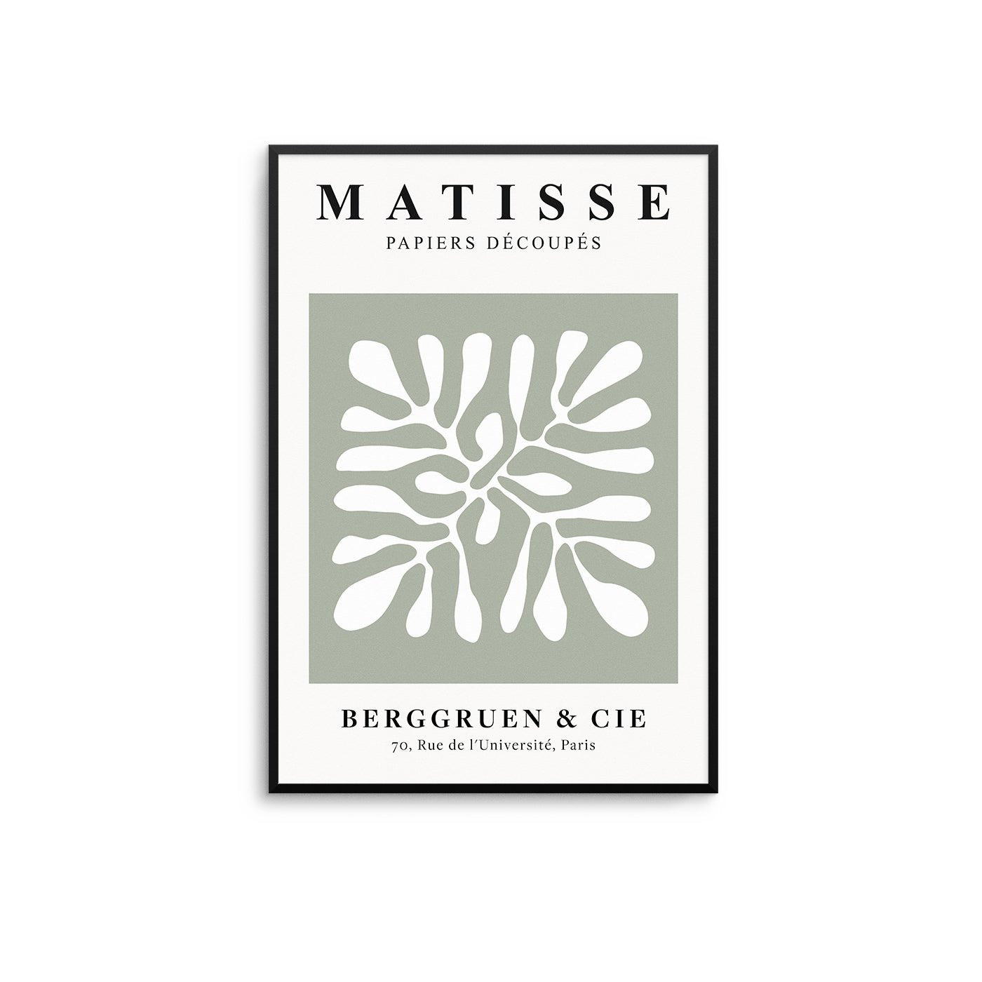 Matisse Green Curves - D'Luxe Prints