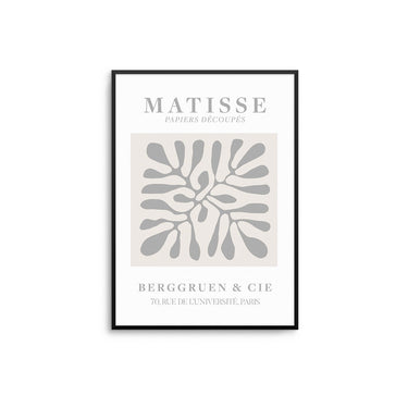 Matisse Grey Cut Outs - D'Luxe Prints