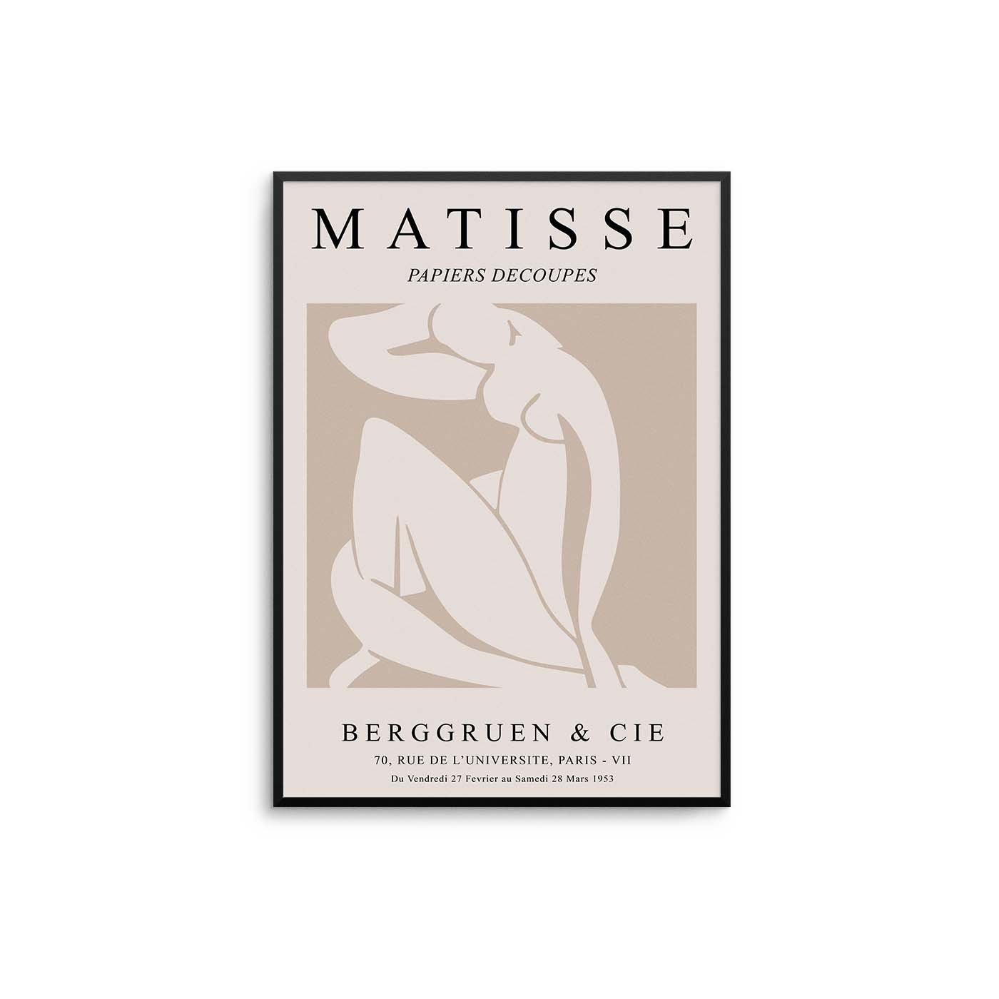 Matisse Nude II Poster - D'Luxe Prints