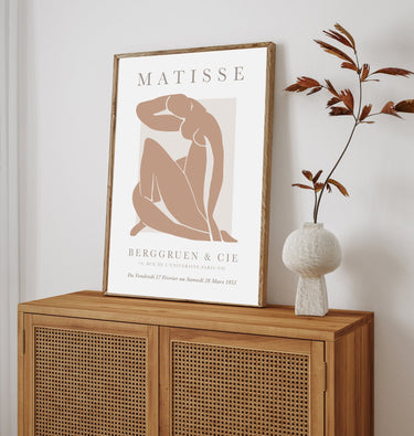 Matisse Orange Pose - D'Luxe Prints