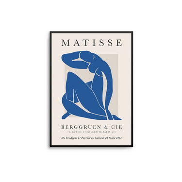 Matisse Pose - Beige Blue - D'Luxe Prints