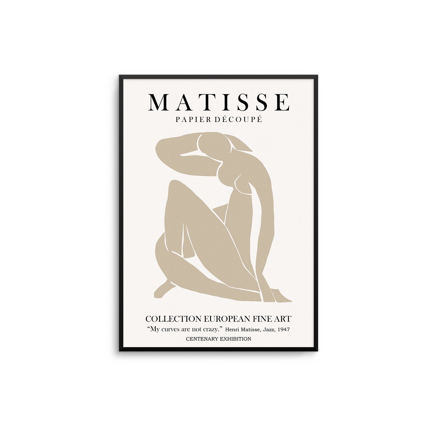 Matisse Pose - Mocha - D'Luxe Prints