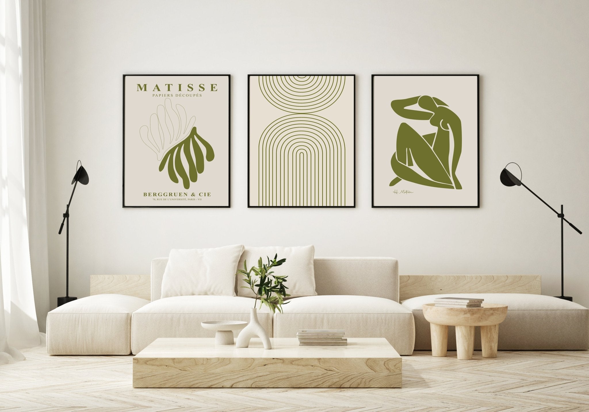 Matisse Rain Trio Set III - D'Luxe Prints