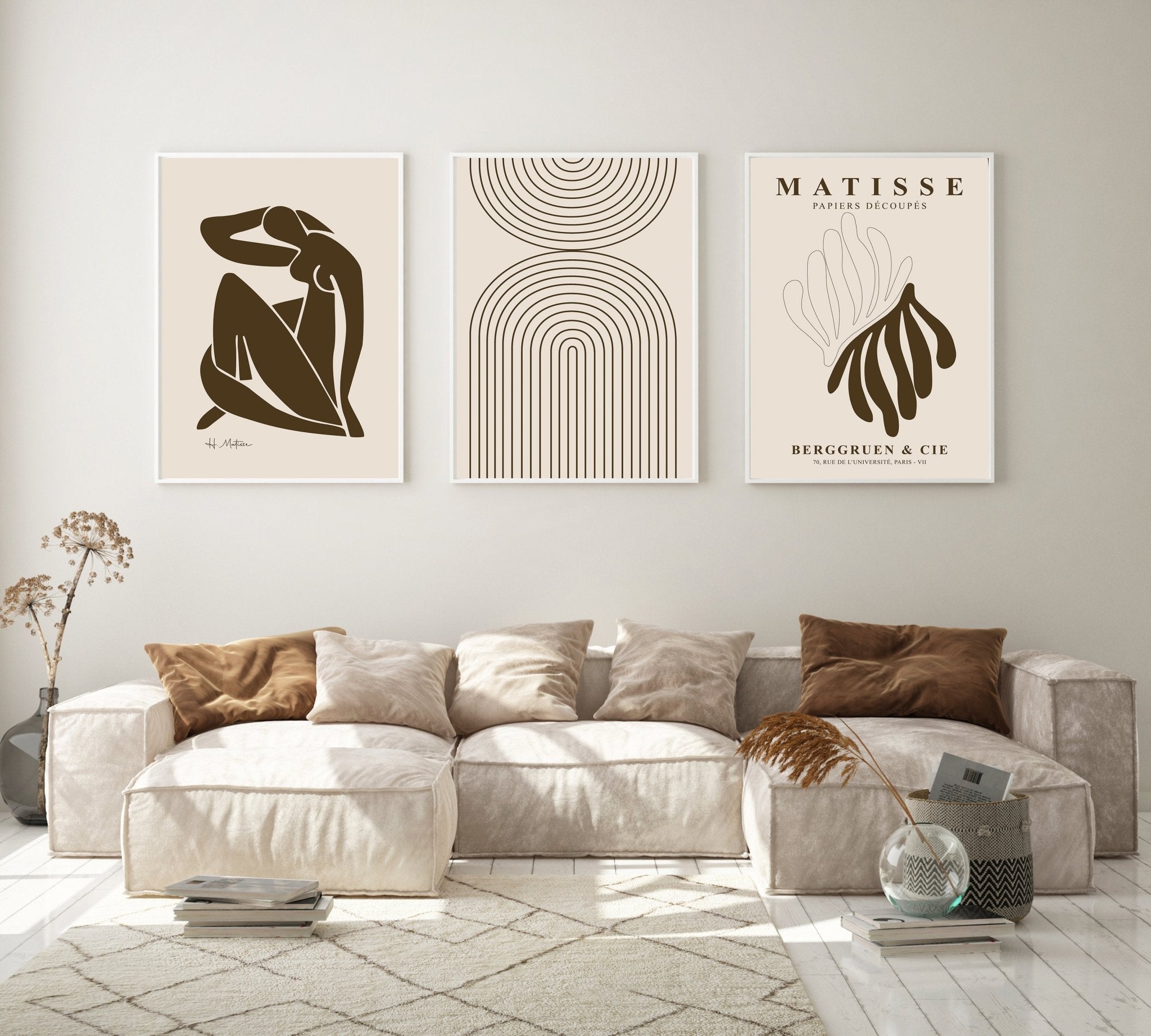 Matisse Rain Trio Set IV - D'Luxe Prints