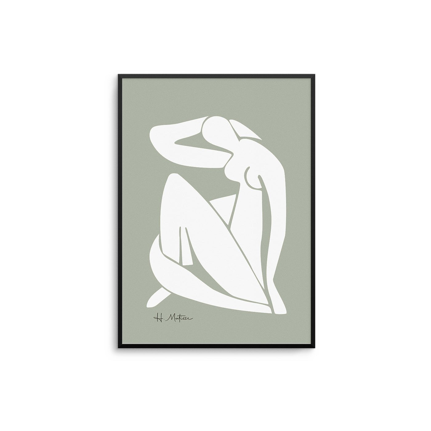 Matisse Sage Green Pose - D'Luxe Prints