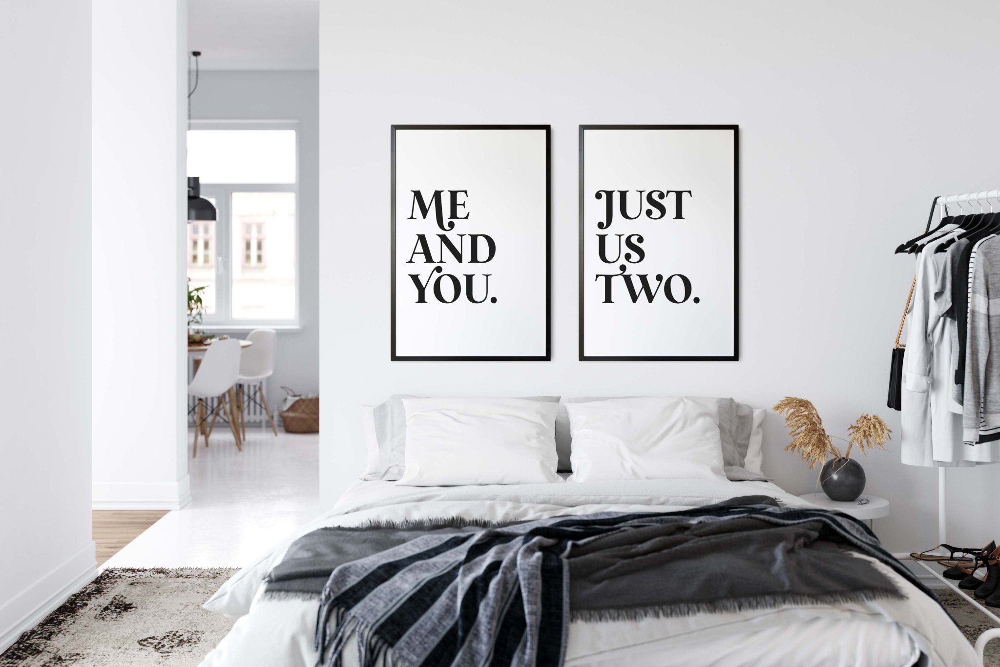 Me and You | Just Us Two Poster Set - D'Luxe Prints