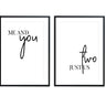 Me & You | Just Us Two II Set - D'Luxe Prints