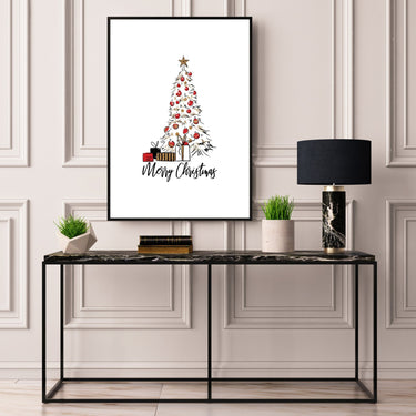 Merry Christmas Tree & Gifts - D'Luxe Prints