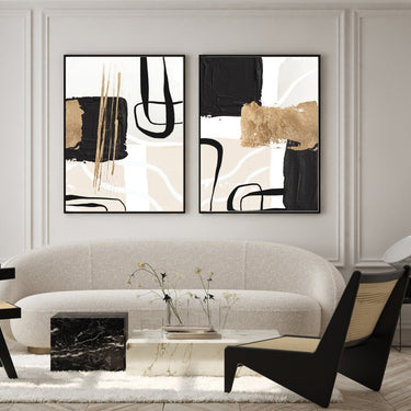 Milo Abstract Poster Set - D'Luxe Prints