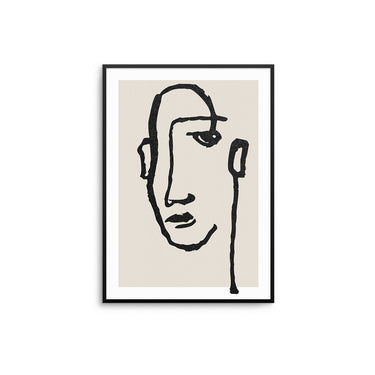 Modern Abstract Face - D'Luxe Prints