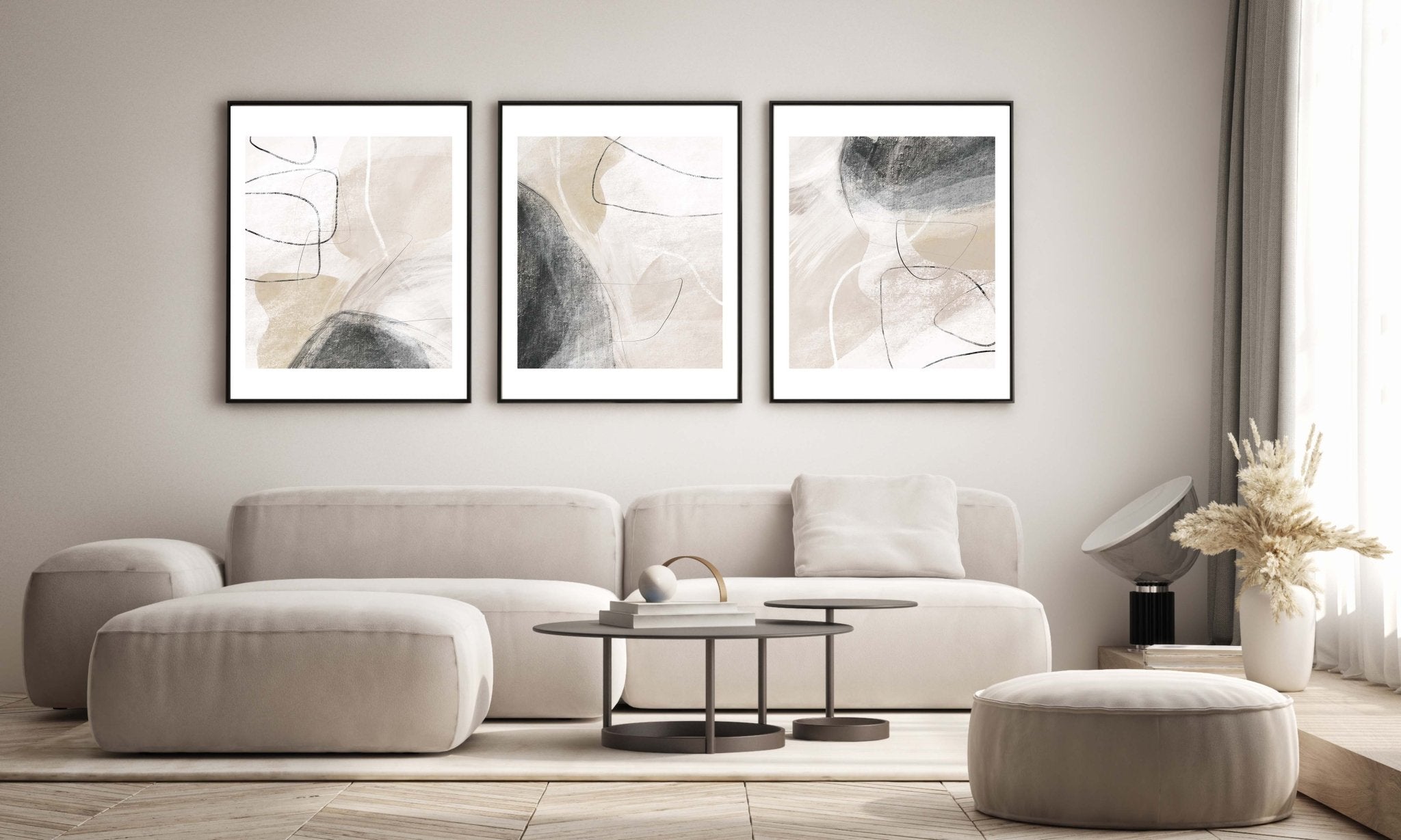 Modern Abstract Trio Set - D'Luxe Prints