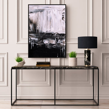 Monochrome Abstract Painting II - D'Luxe Prints