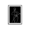 Monochrome Abstract Woman II - D'Luxe Prints