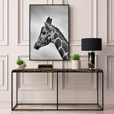 Monochrome Giraffe - D'Luxe Prints