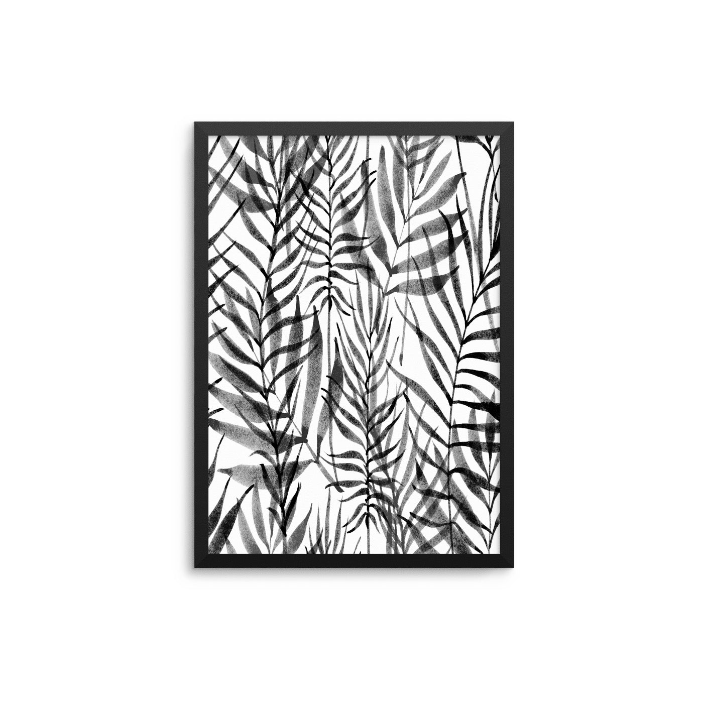 Monochrome Palms - D'Luxe Prints
