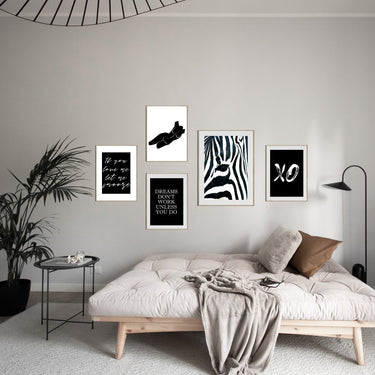 Monochrome Snooze Gallery Set - D'Luxe Prints